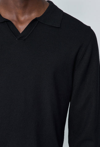 Black Polo Sweater