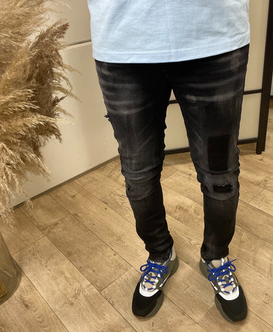 Black Paint Jeans