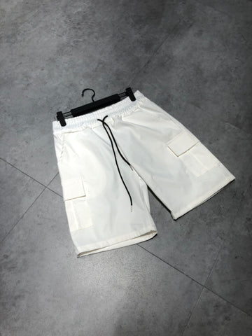 White Pocket Short
