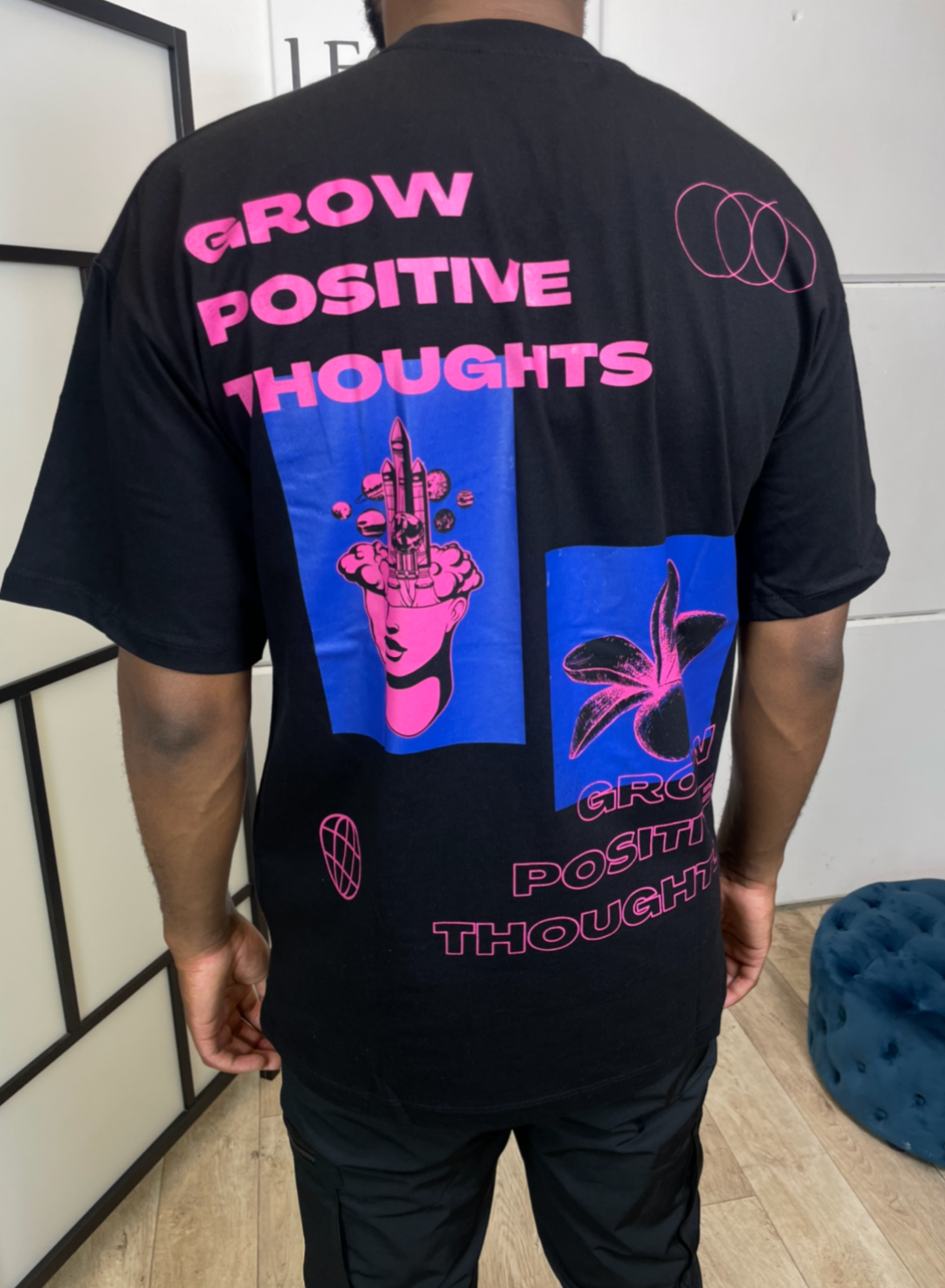 Positive Thoughts Oversized T-shirt